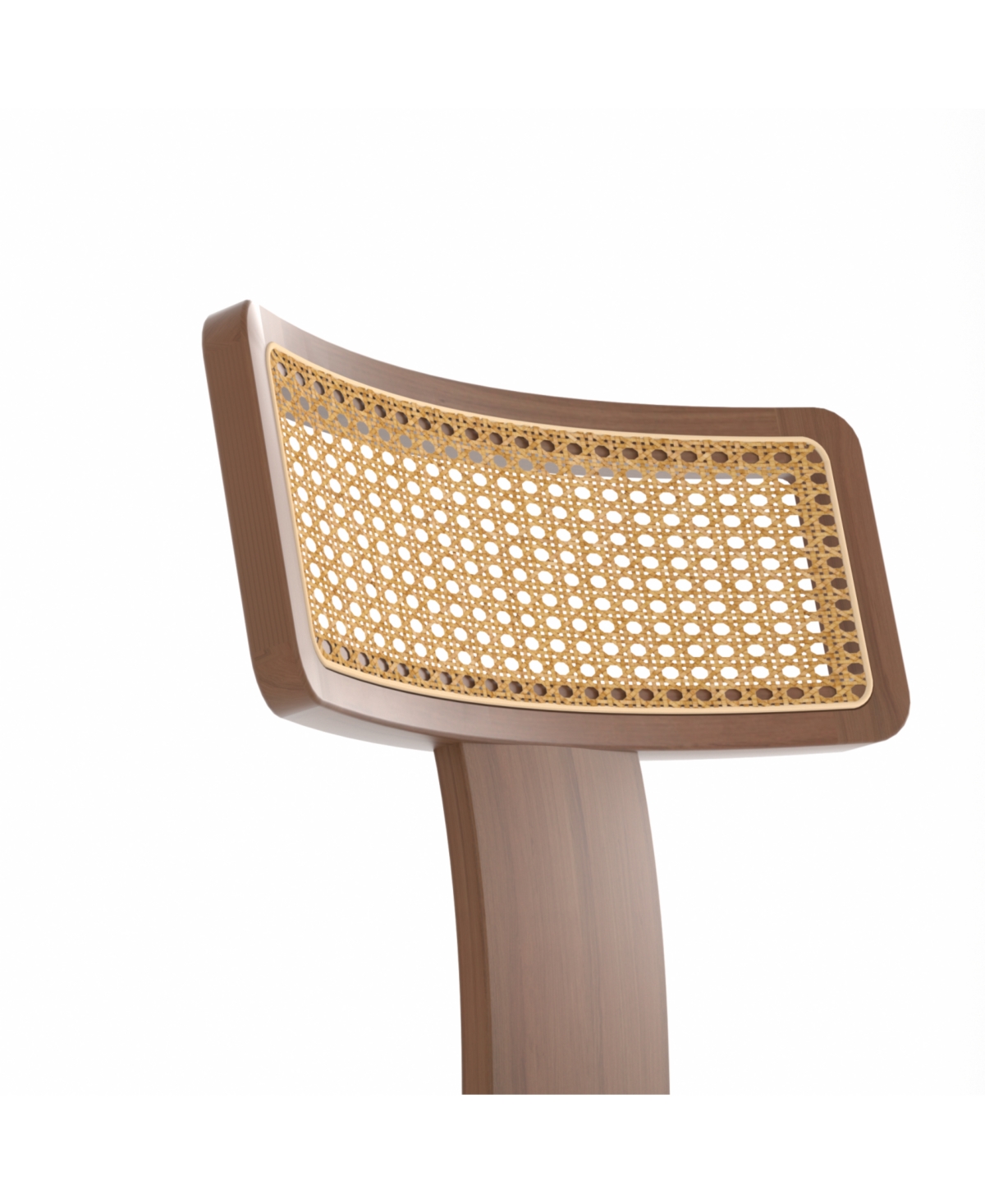 Streamdale Furniture Mid Century Rattan Dining Chairs (Set of 2)