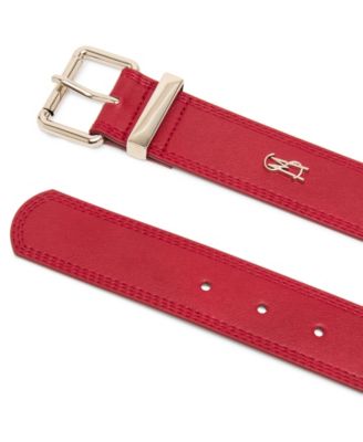 Faux-Leather Belt