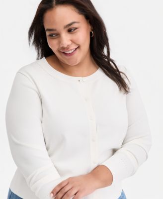 Trendy Plus Size Sweater Cardigan