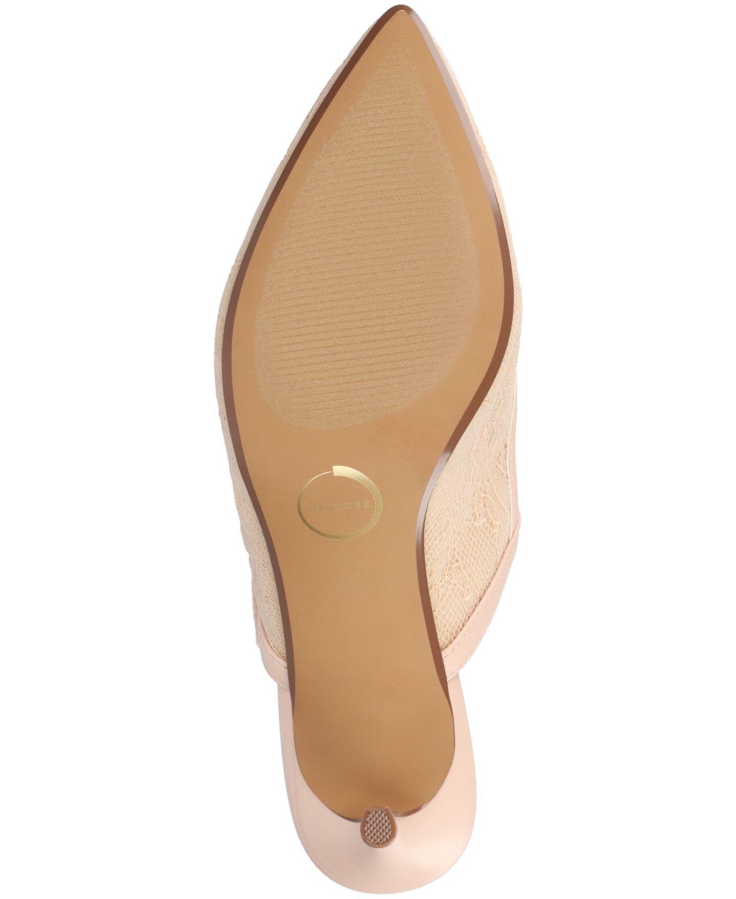 Женские сабо Journee Collection Tiffee Mary Jane Mule Pumps, цвет: Костяной, вариант 1 — фото 5