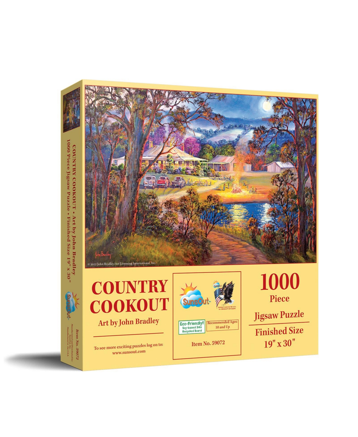 SunsOut Country Cookout 1000 piece Jigsaw Puzzle for Adults