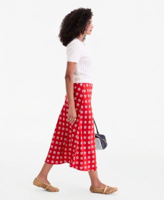 Women's Pull-On Midi Slip Skirt