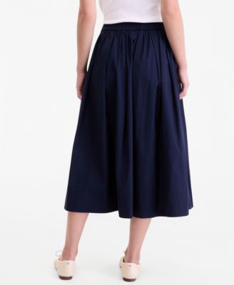 Women's Pull-On Midi Circle Skirt