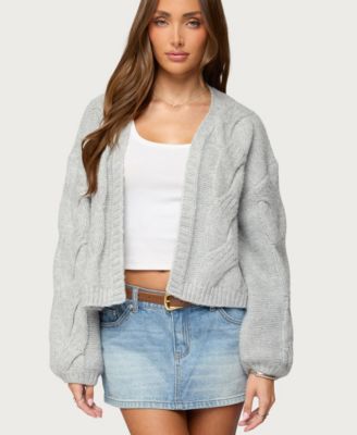 Women's Braiden Chunky Cable Knit Cardigan