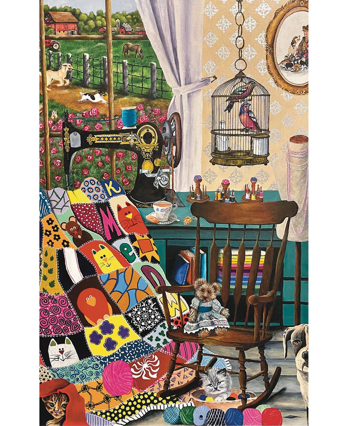 SunsOut Weekends at Nana's 550 piece Jigsaw Puzzle for Adults