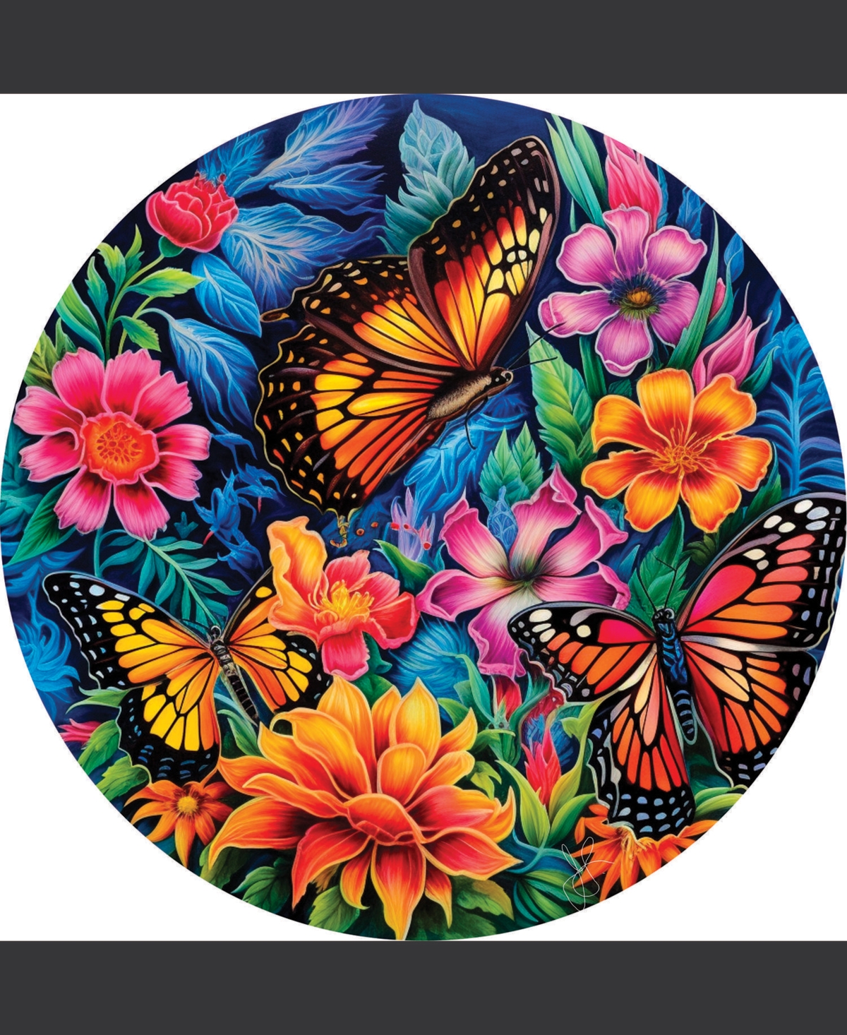 SunsOut Beautiful Butterflies 500 piece Jigsaw Puzzle for Adults