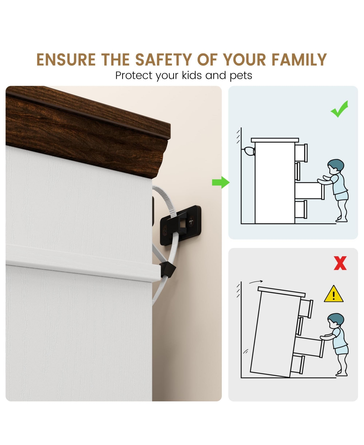 gaomon 47-Inch Wide Farmhouse 9-Drawer Wood Bedroom Dresser with Rustic Design and Metal Handles