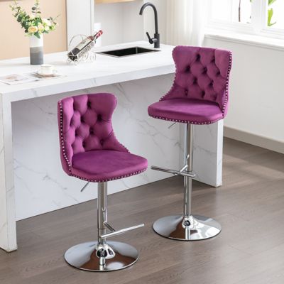 Hand-Crafted Bar Chair with Ergonomic Support and Durable Base