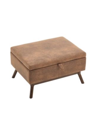 Mid-century modern storage bench/coffee table, Assembled, Living/entry/family room