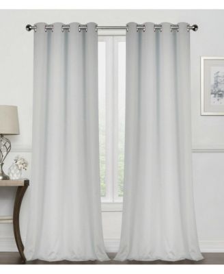 2 Pack: Hotel Thermal Grommet 100% Blackout Curtains - 52 in. W x 84 in. L, Cambridge Navy