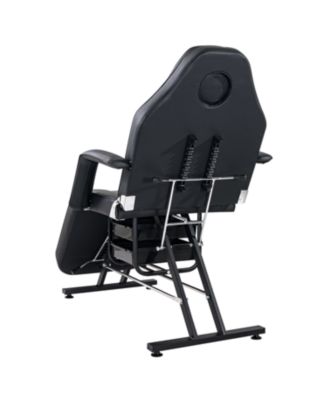 3-Section Salon Chair with Trays & Stool