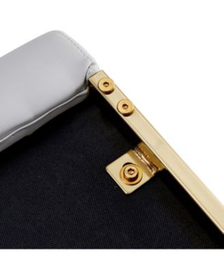 Modern Gray PU Leather Dining Chairs (Set of 2)