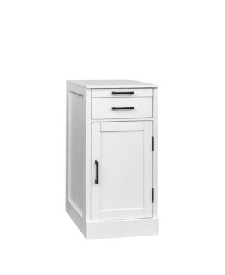  Modular Wine Bar Hutch Cabinet (White