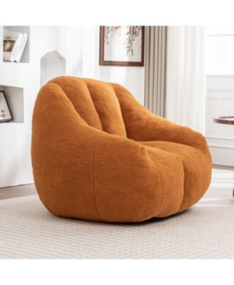 Tufted Bean Bag Chair with Memory Foam