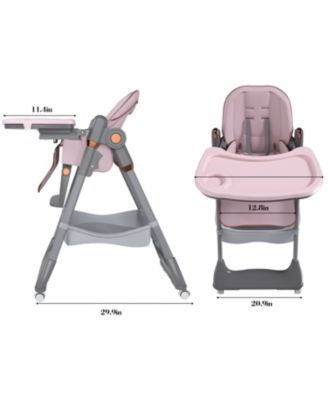 Adjustable Baby High Chair - Portable Feeding Seat