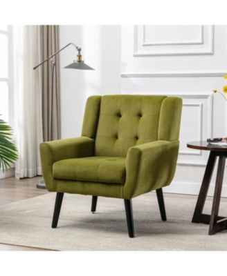  Velvet Chair with Black Legs