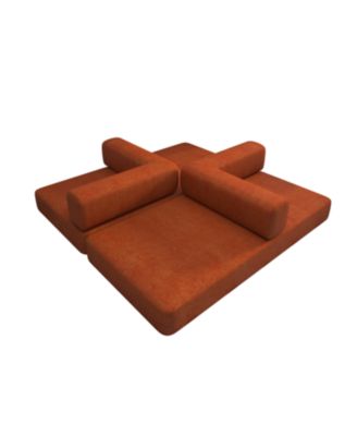  Corduroy Convertible Sleeper Sofa Bed