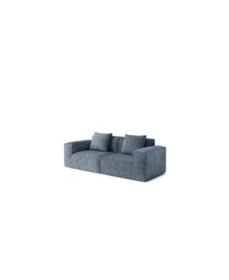 Belfin Modular Sectional Sofa Bed - Chenille Fabric Gary