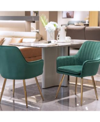 Streamdale Velvet Dining Chairs (Set of 2)