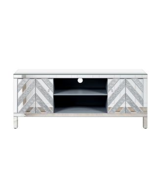 Sparkling Mirrored TV Stand for 65" TVs