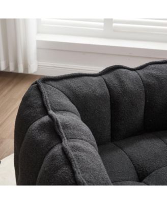 Soft Bean Bag Chair with Footstool