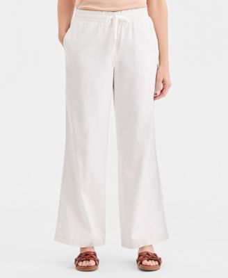 Women's Wide-Leg Pull-On Pants
