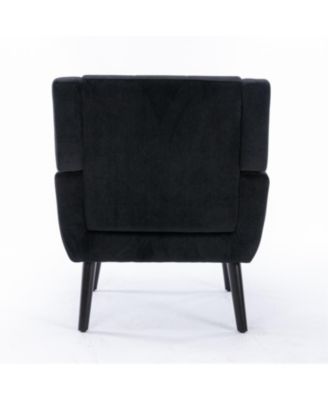 Velvet Accent Chair with Legs