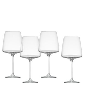 Sensa Crystal Burgundy Wine Glasses, Set of 4