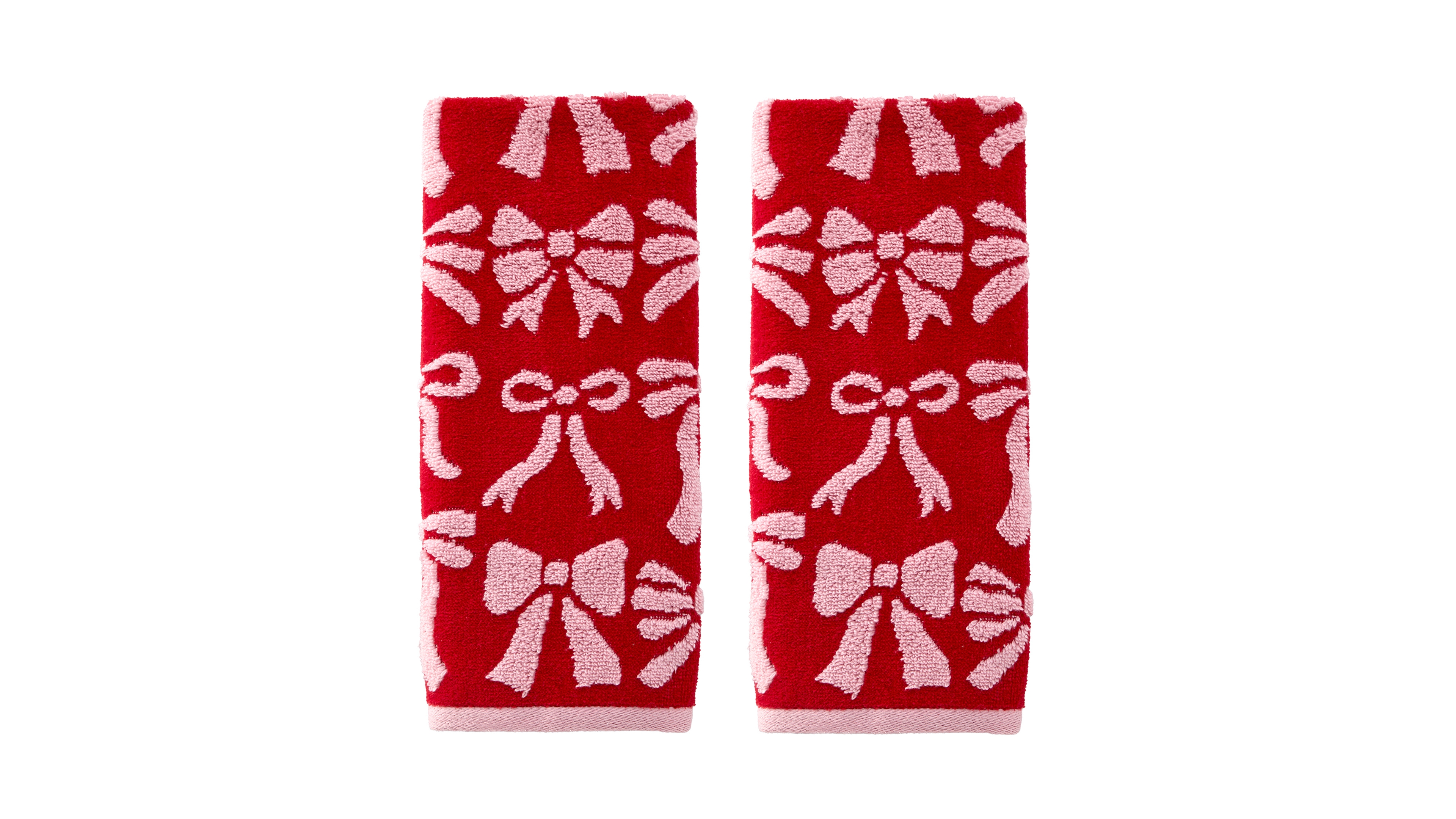Skl Home Bow Jacquard Hand Towel, Set of 2