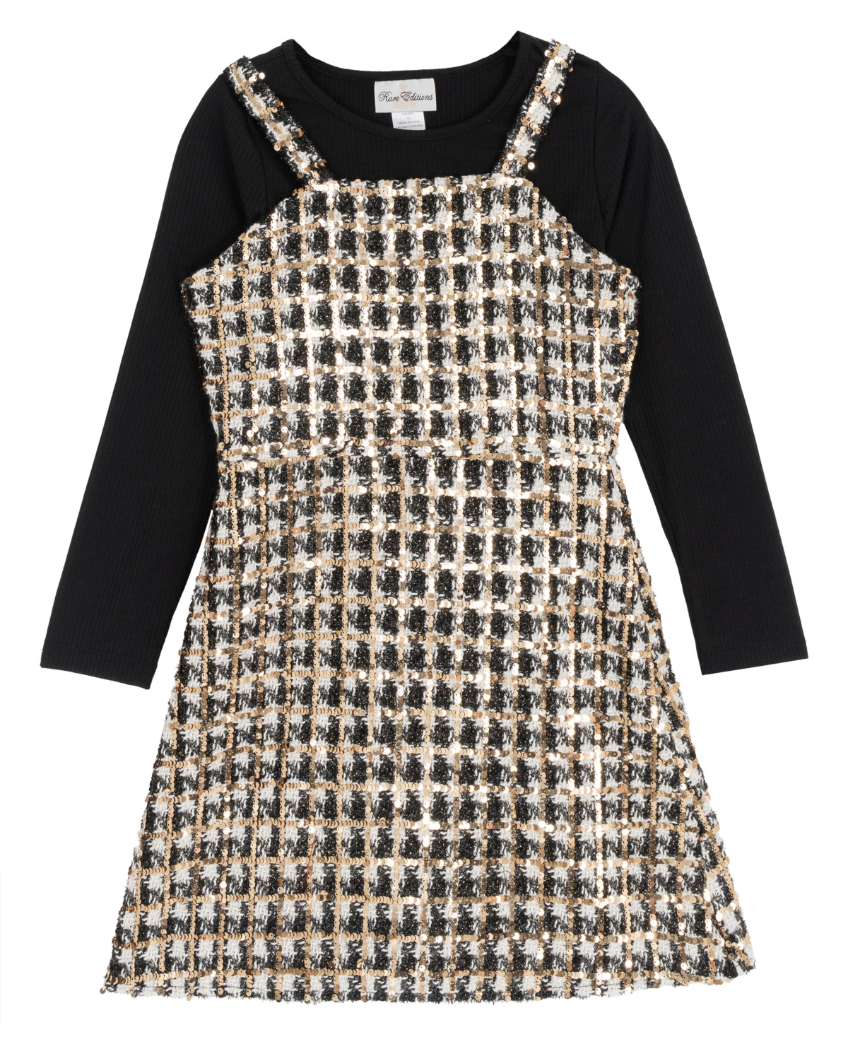 Rare Editions Girls 7-16 3-Piece Top and Jumper Set