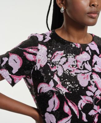 Women's Crewneck Sequin Top