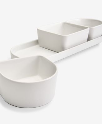 Morgan Ceramic 4-Pc. Section Server