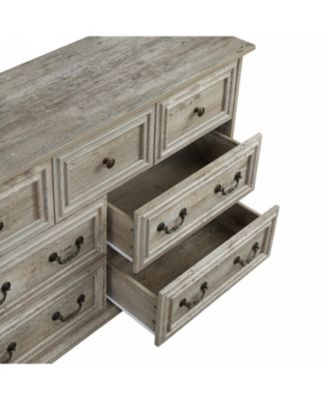 Farmhouse Dresser 7 Drawers for Rustic Storage