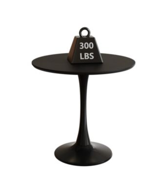 31.5" Black Round Tulip Dining Table