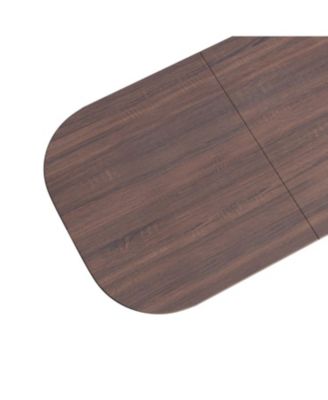 63" Brown MDF Dining Table (4-8 Person)