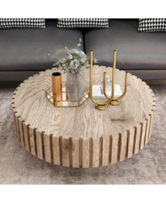Modern Minimalist Circular Coffee Table