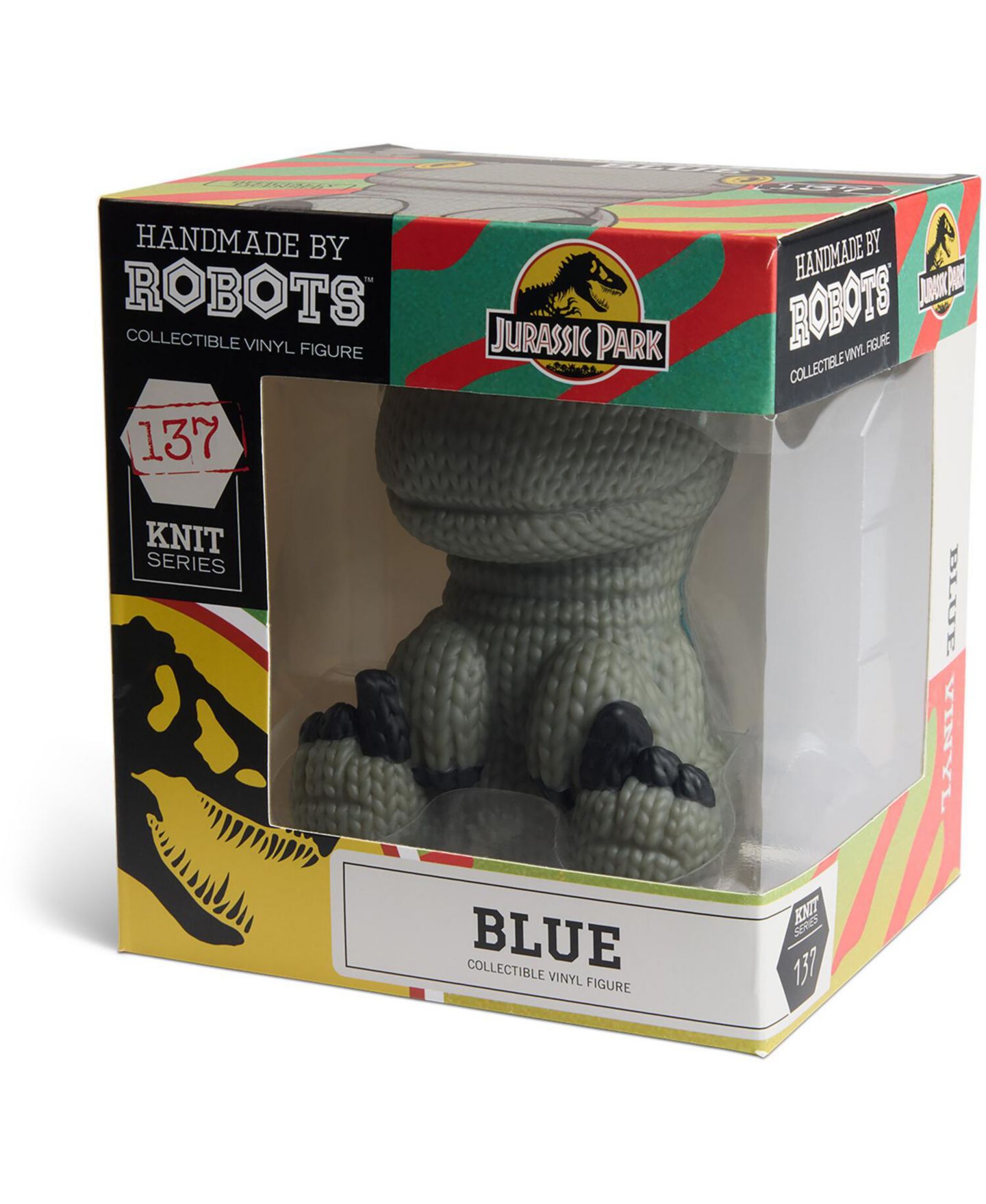 Детские фигурки Handmade By Robots Jurassic Park - Blue & Dilophosaurus 2-Pack — фото 3