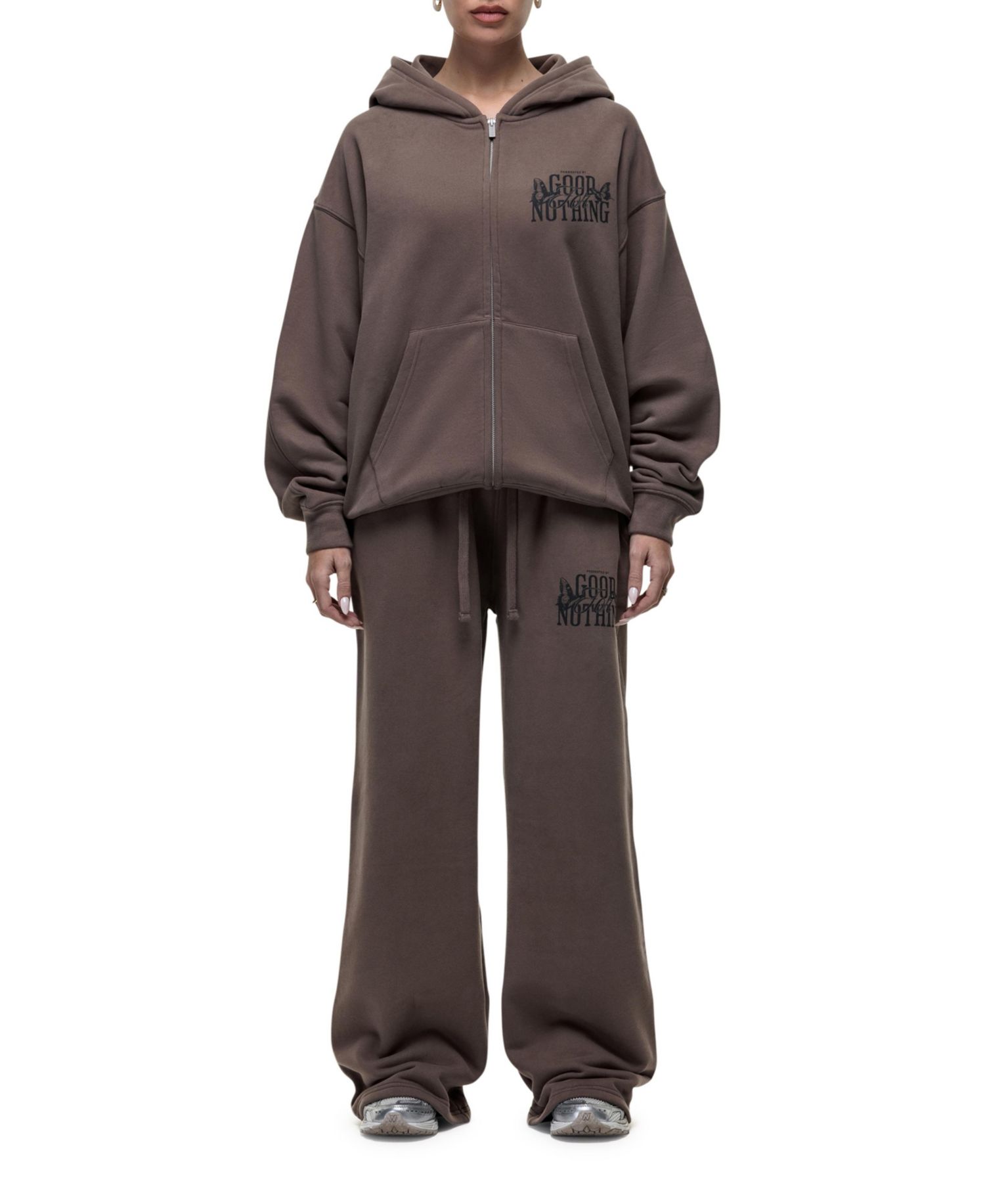 Women's Dakota Taupe Relaxed Joggers