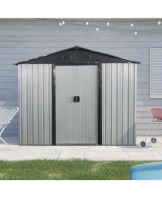 8ft x 4ft Metal Storage Shed