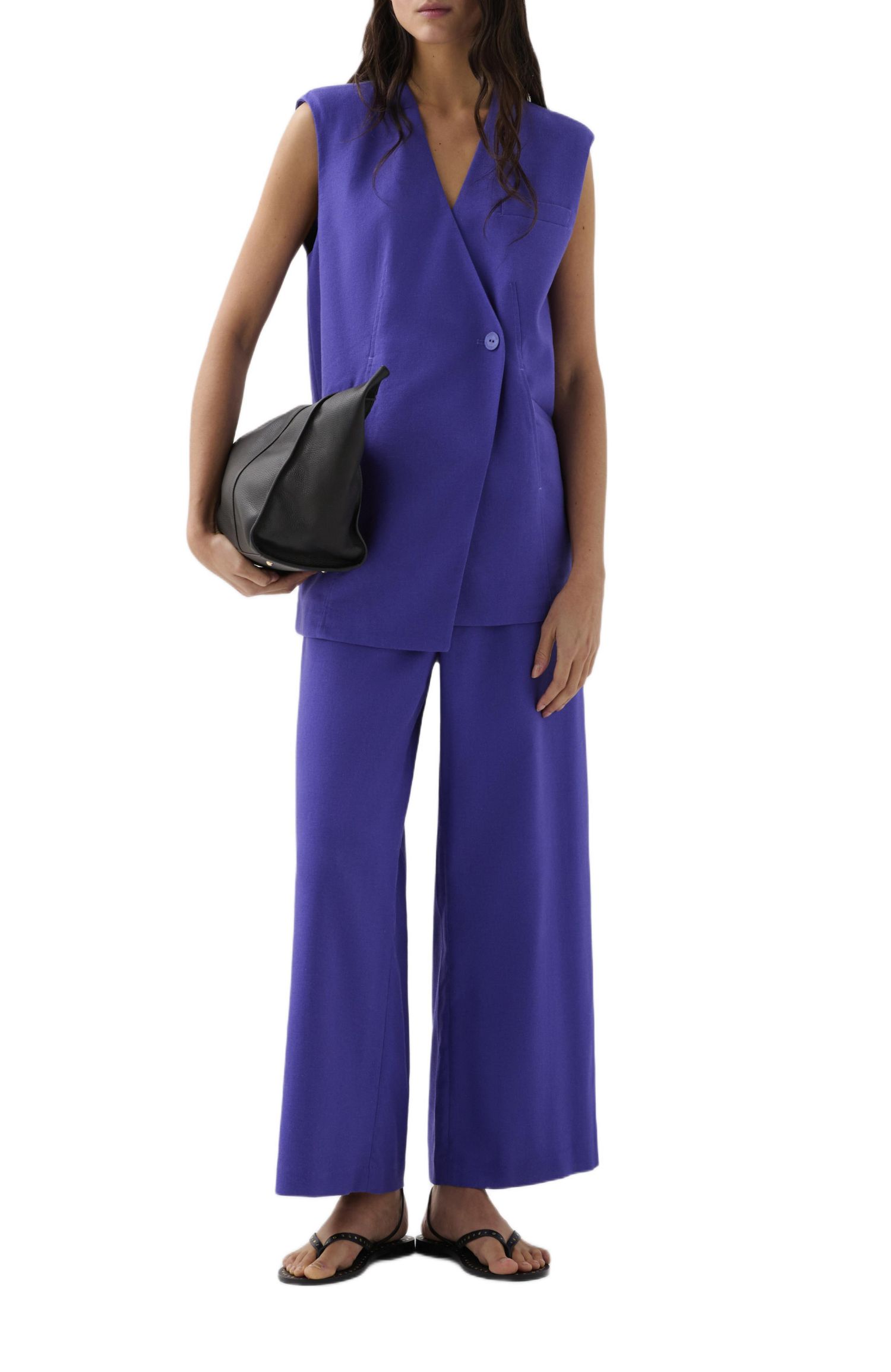 Women's Linen Plain Pant