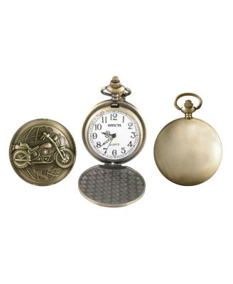 Men's 49002 Vintage Quartz 2 Hand White Dial Watch