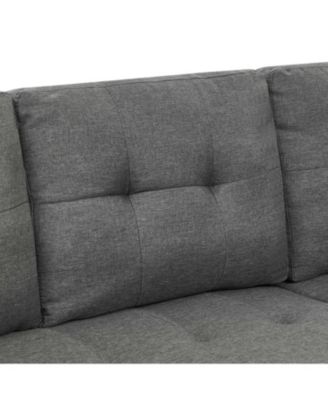 86" Upholstered Pull-Out Sofa Bed