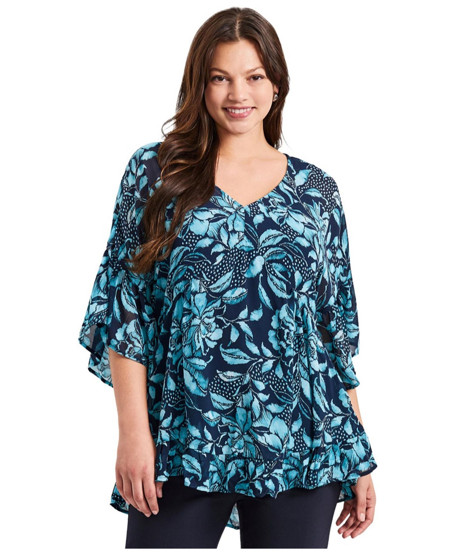 Women's Plus Size Harlow Chiffon Blouse