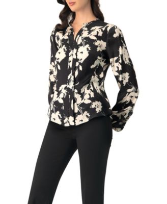 Women's Double front Placket Satin Shirt