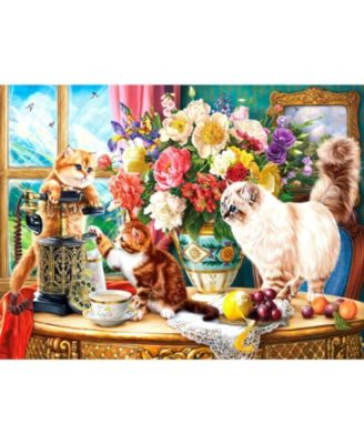 Family Cats 500 piece Jigsaw Puzzle for Adults