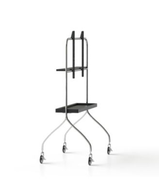 Antique Black Movable TV Stand