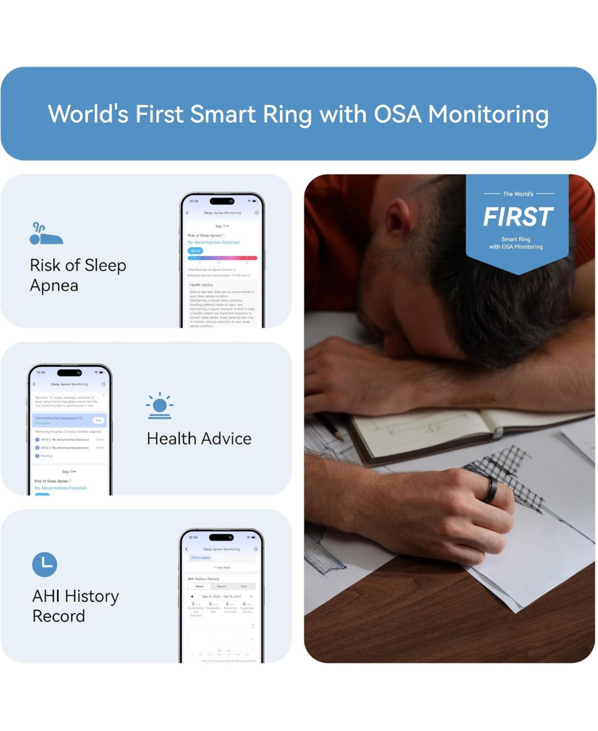 RingConn Gen 2 Size 13 Black 1308 Fitness Trackers