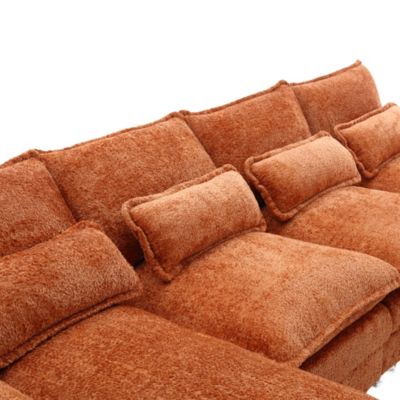 Streamdale Modern Large chenille Fabric U-Shape Sectional Sofa