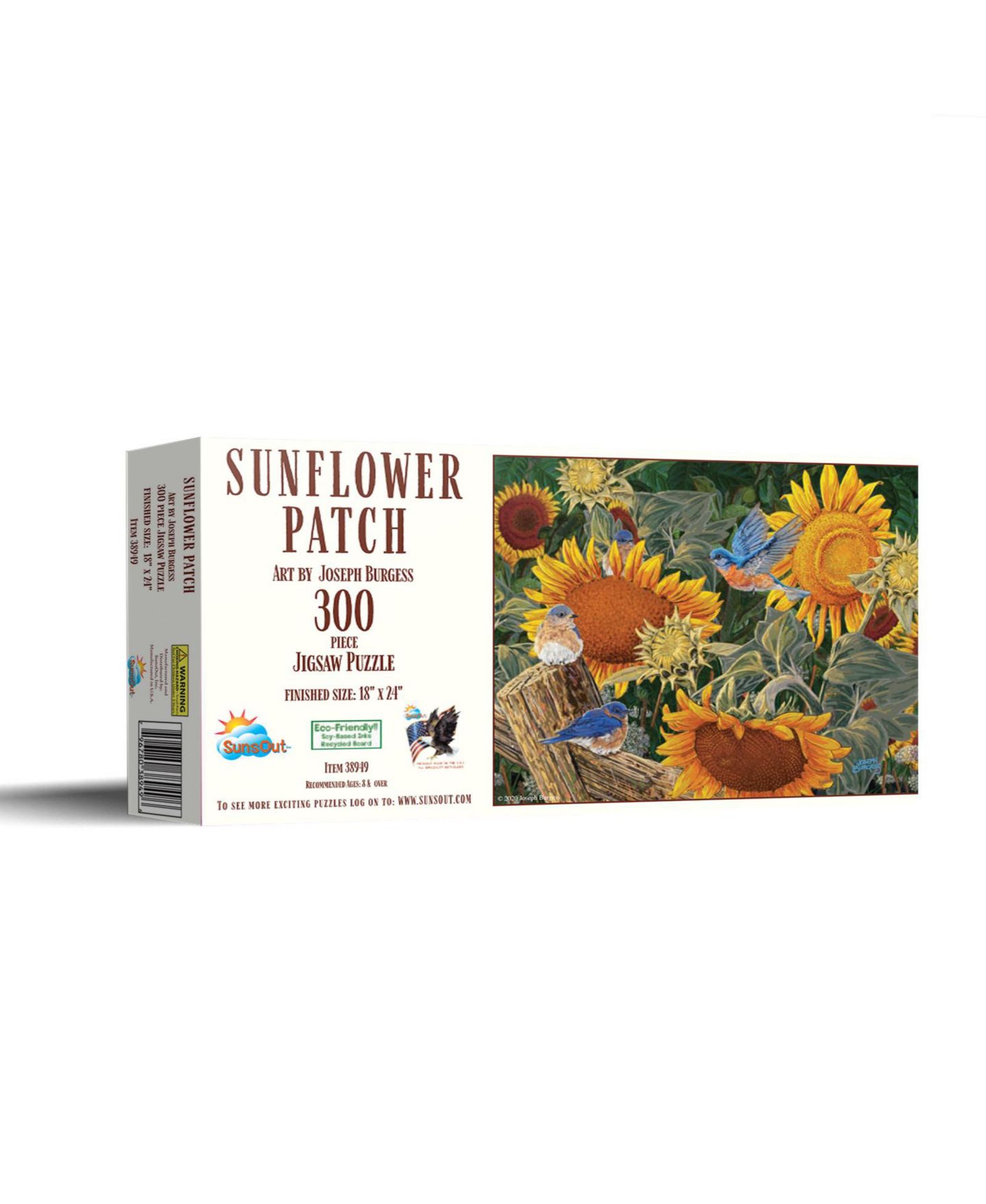 Детский пазл SunsOut Sunflower Patch 300 Piece Jigsaw Puzzle, от 15 лет — фото 1