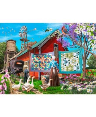 Amish Backyard 1000-piece Jigsaw Puzzle for Adults